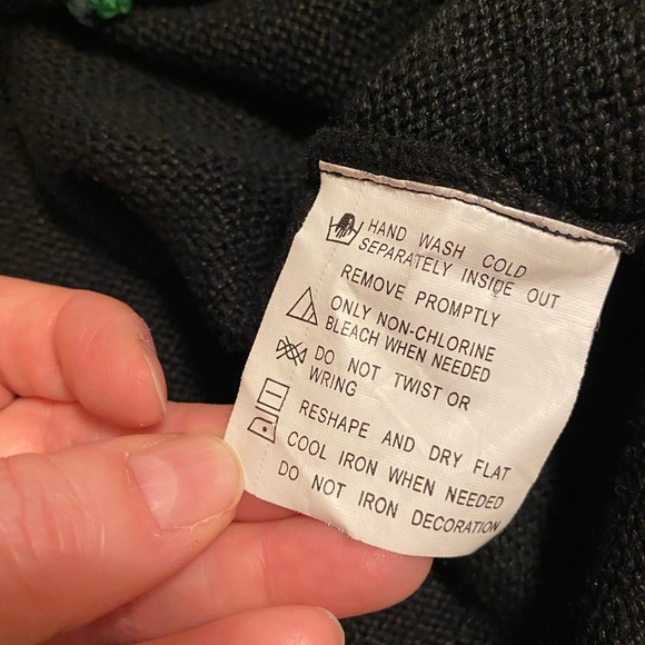 Vintage Christmas cardigan sweater BP Design Grandma Ugly Sweater Holiday beaded - Picture 16 of 16